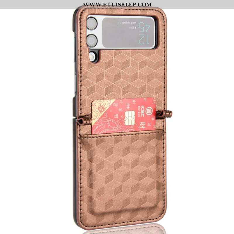 Etui do Samsung Galaxy Z Flip 3 5G Etui Folio Posiadacz Karty Projektu 3d